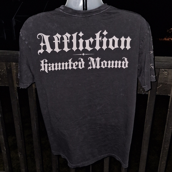 NWT AFFLICTION HAUNTED MOUND T Shirt Size XL - Picture 2 of 3